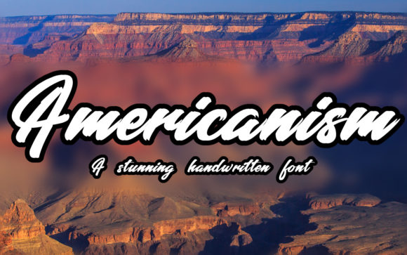 Americanism: A Stunning Script Font for Creative Projects