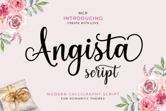 Angista Script: A Delicate Font for Elegant Design
