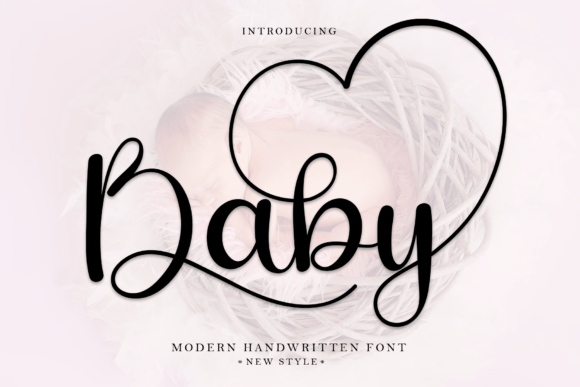 Baby: A Unique Round-Lettered Handwritten Font for Creative Projects