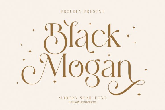 Black Mogan: A Modern Serif for Distinctive Branding