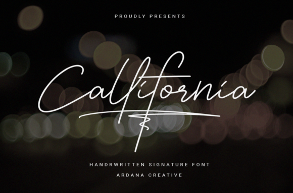 Callifornia: A Stylish Handwritten Font for Modern Designers