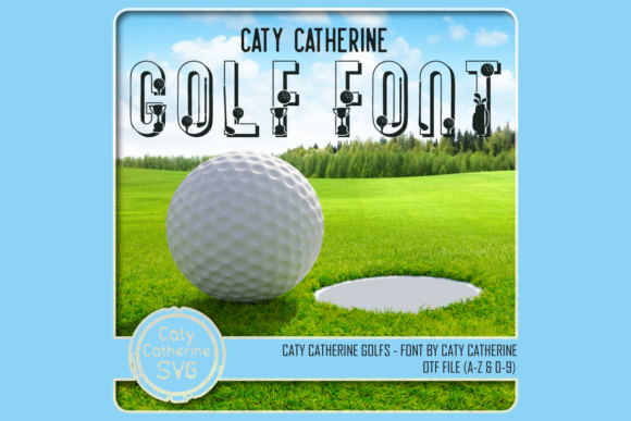 Caty Catherine Golfs: A Sporty, Stylish Typeface for Creative Projects