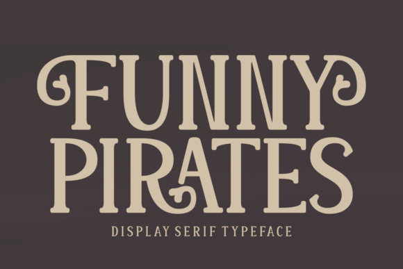 Discover Funny Pirates: A Playful Serif for Creative Projects