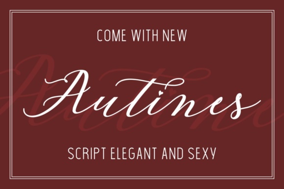 Discover the Elegant Autines Font for Modern Design