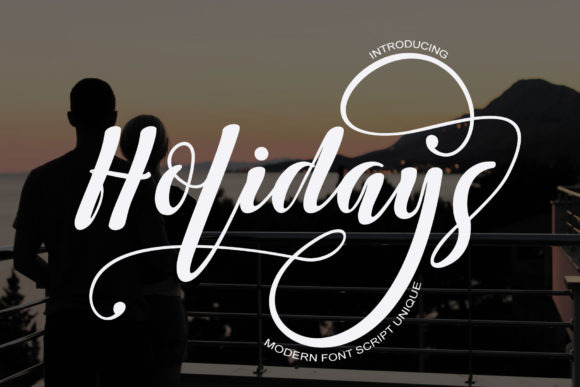 Discover the Holidays Font: A Freestyle Script for Creatives