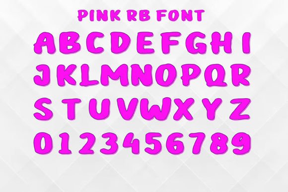 Discover the Vibrant Appeal of the Pink Rb Font