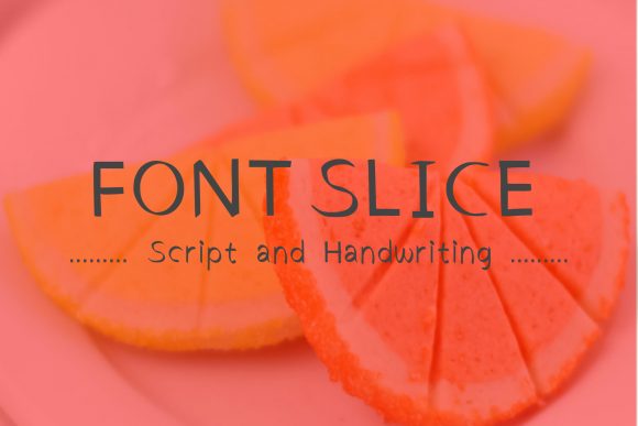 Font Slice: A Minimal Handwritten Typeface for Modern Projects