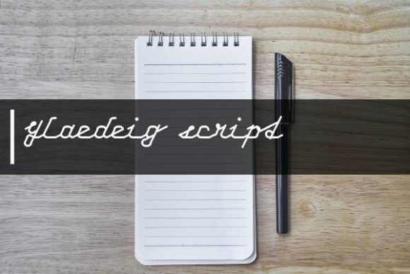 Glaedeig Script Font: A Modern Handwritten Touch