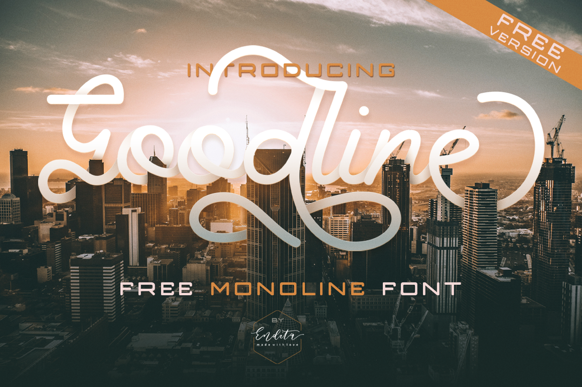 Goodline Font: Elegant Monoline for Modern Design