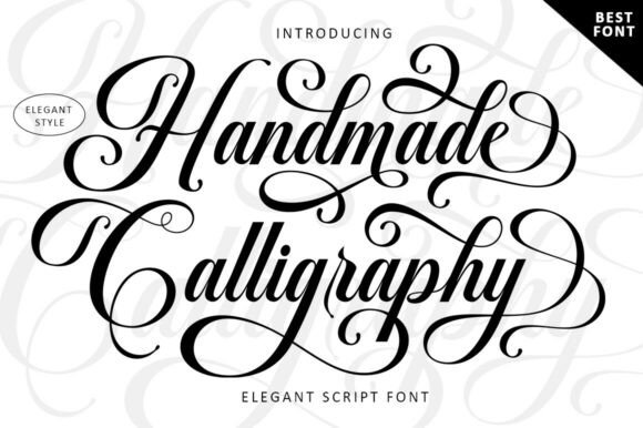 Handmade Calligraphy: Elegant Script Font for Modern Design