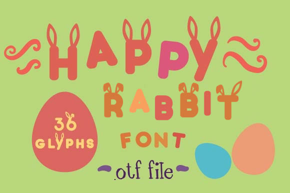 Happy Rabbit: The Ultimate Easter & Bunny-Themed Font