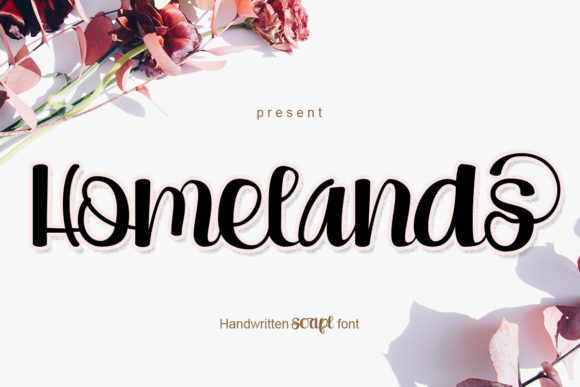 Homelands: A Sweet and Romantic Calligraphy Typeface