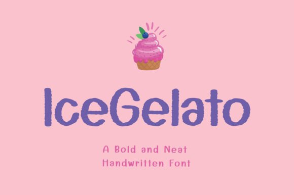IceGelato Font: A Sweet and Friendly Handwritten Typeface
