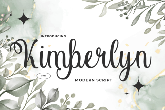 Kimberlyn: A Lovely Script Font for Elegant Designs