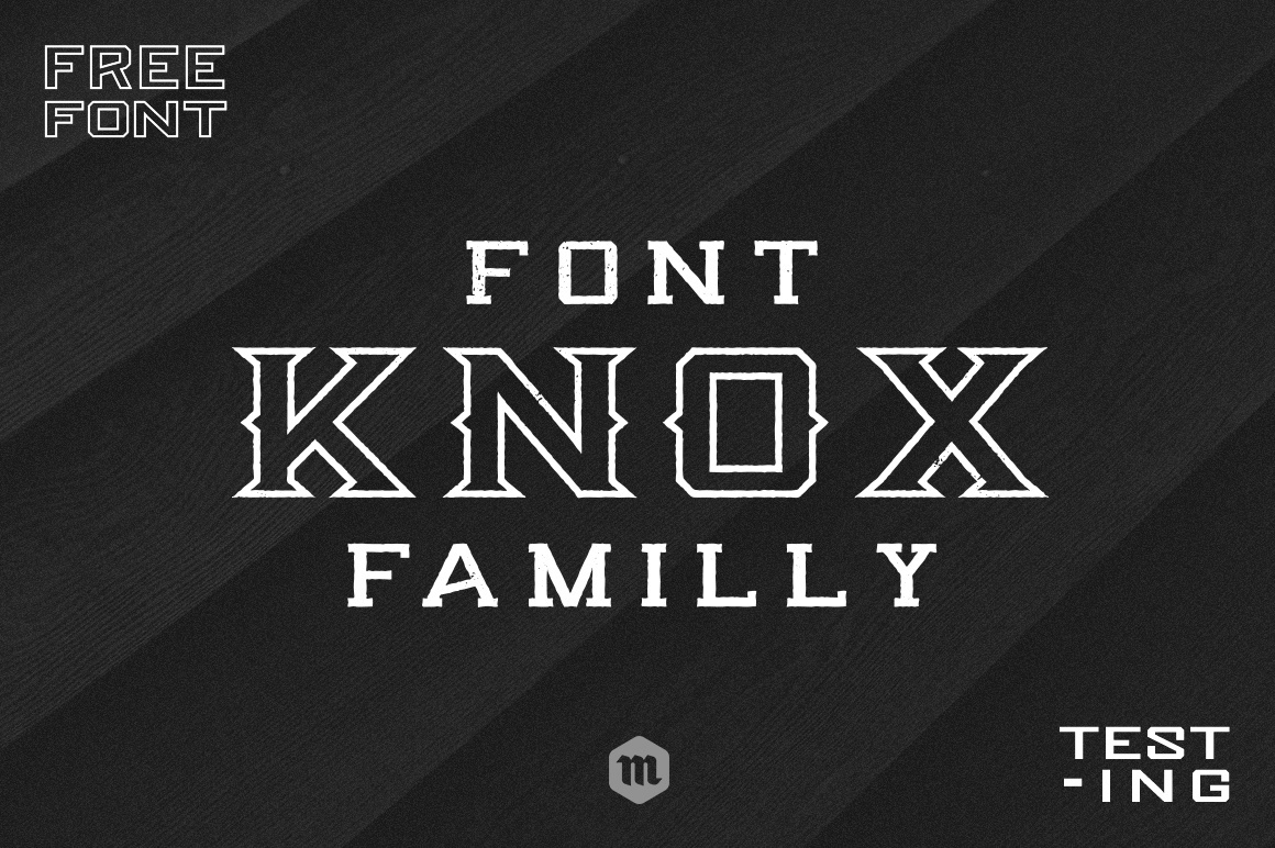 Knox: A Modern Typeface for Bold and Clean Designs
