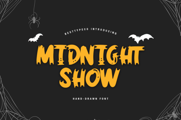 Midnight Show: A Bold, Stylish Handwritten Font