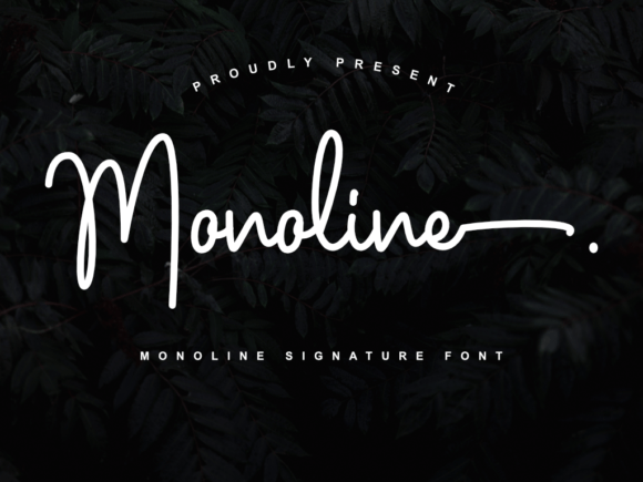 Monoline: A Stylish Script Font for Elegant Branding