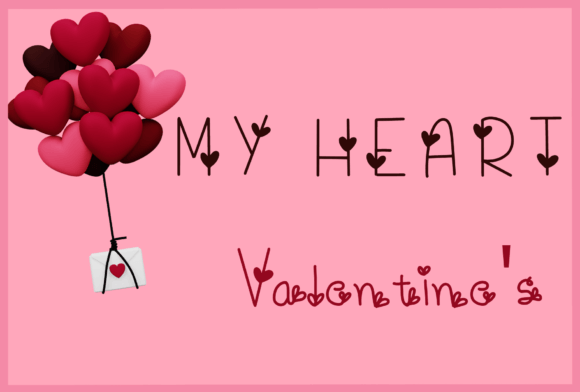 My Heart: The Sweet Handwritten Font for Your Creative Projects