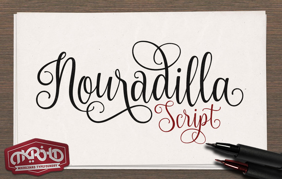 Nouradilla Script Free Version: A Beautiful Handwriting Font