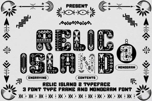 Relic Island 2: A Fun & Trendy Decorative Typeface