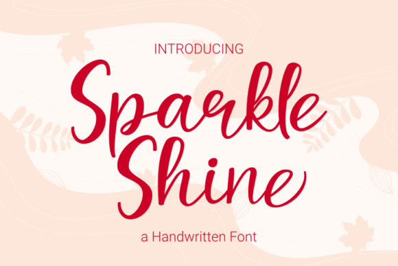 Sparkle Shine: The Perfect Handwritten Font for Creative Projects