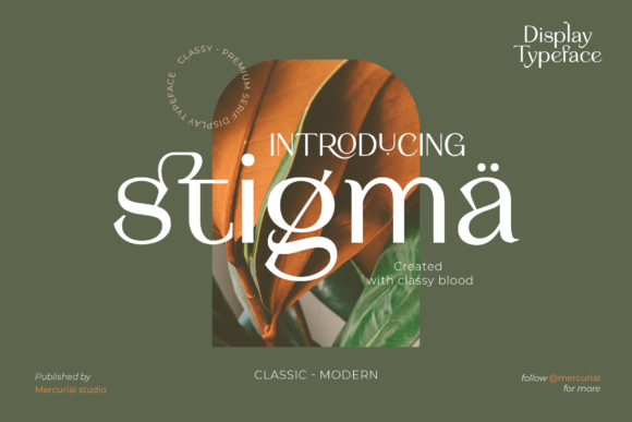 Stigma Font: A Cool and Trendy Display Typeface
