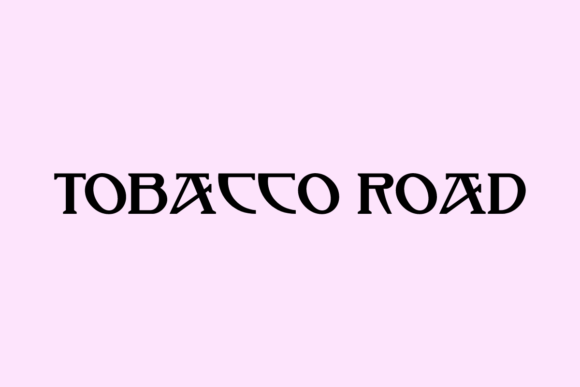 Tobacco Road: A Vintage Serif for Modern Design